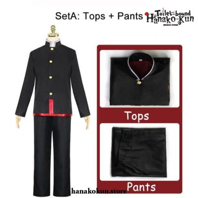 Toilet Bound Hanako-Kun School Uniform Halloween Cosplay Costume Set A / M