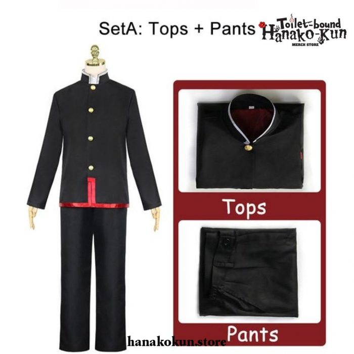 Toilet Bound Hanako-Kun School Uniform Halloween Cosplay Costume Set A / M
